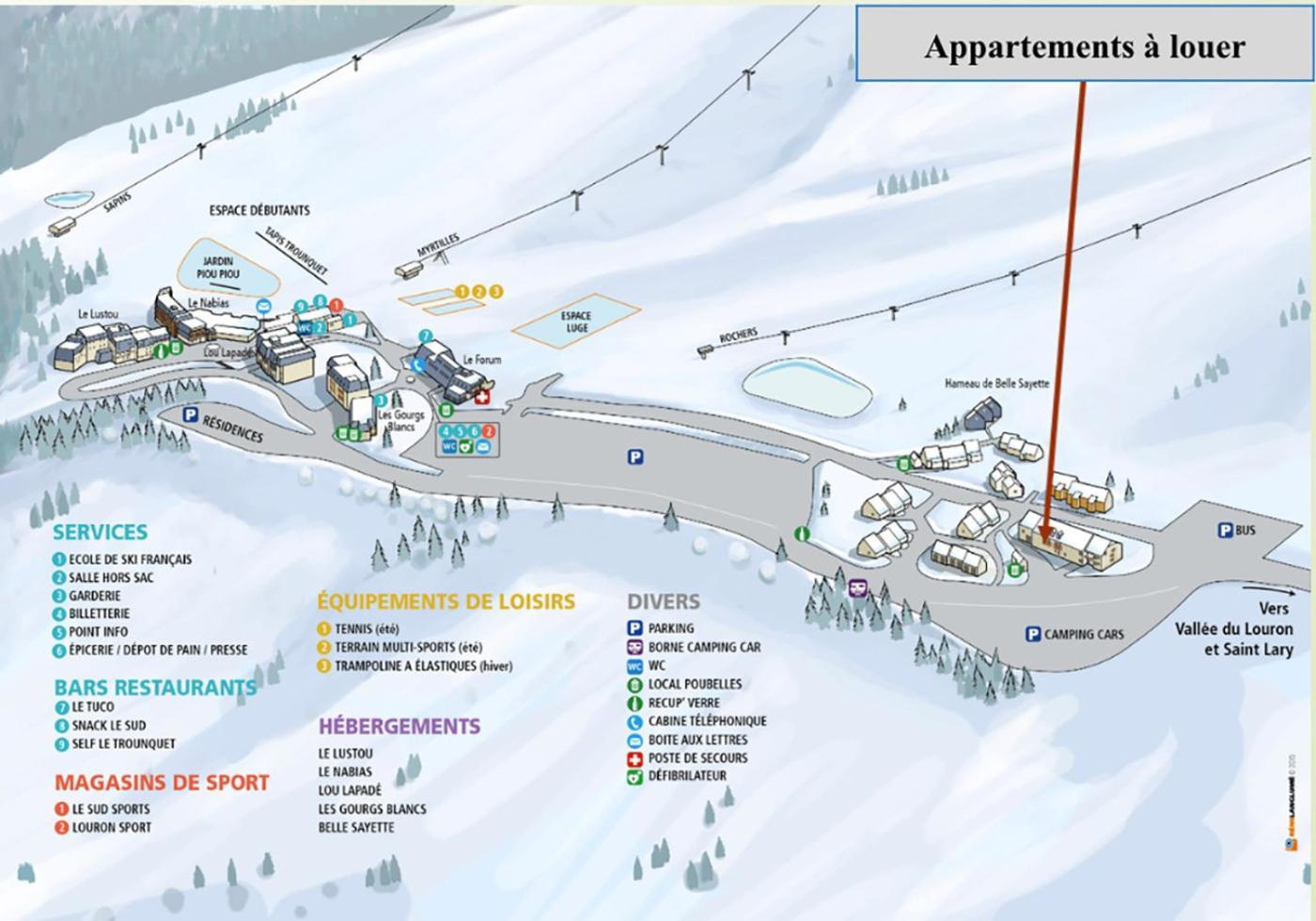 Belle Sayette - A 200M Des Pistes - Pour 8 Personnes Génos Exterior foto